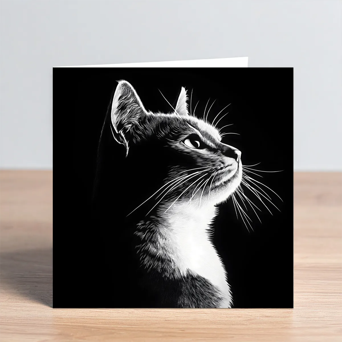 cat note card