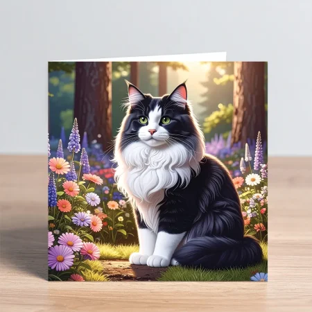 cat note card