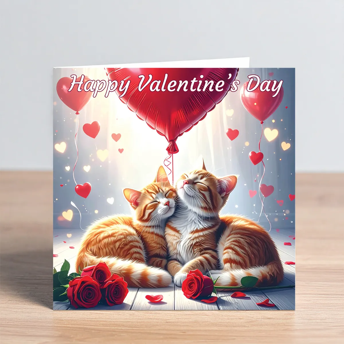 cat valentine card