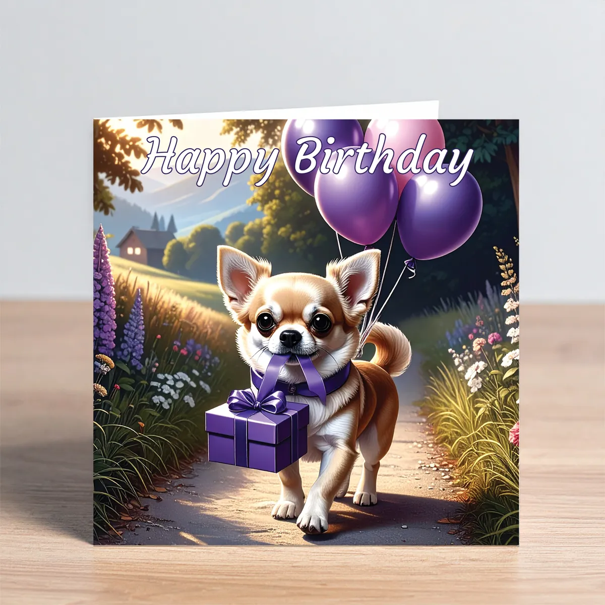 chihuahua birthday card