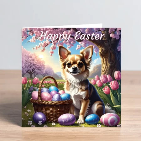 chihuahua easter card