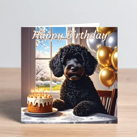 cockapoo birthday card