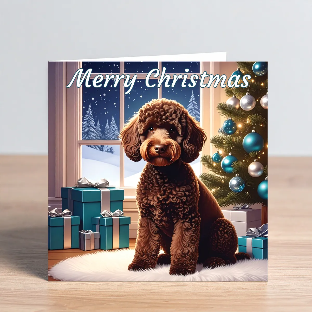 cockapoo christmas card