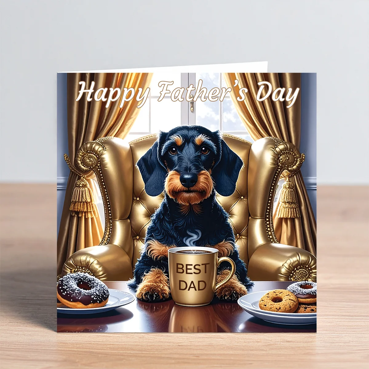 dachshund fathers day card