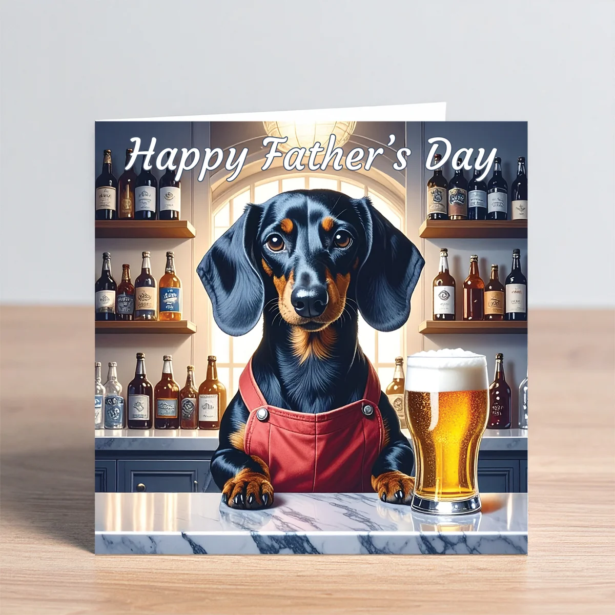 dachshund fathers day card