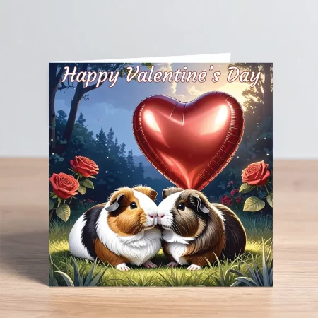 guinea pig valentine card