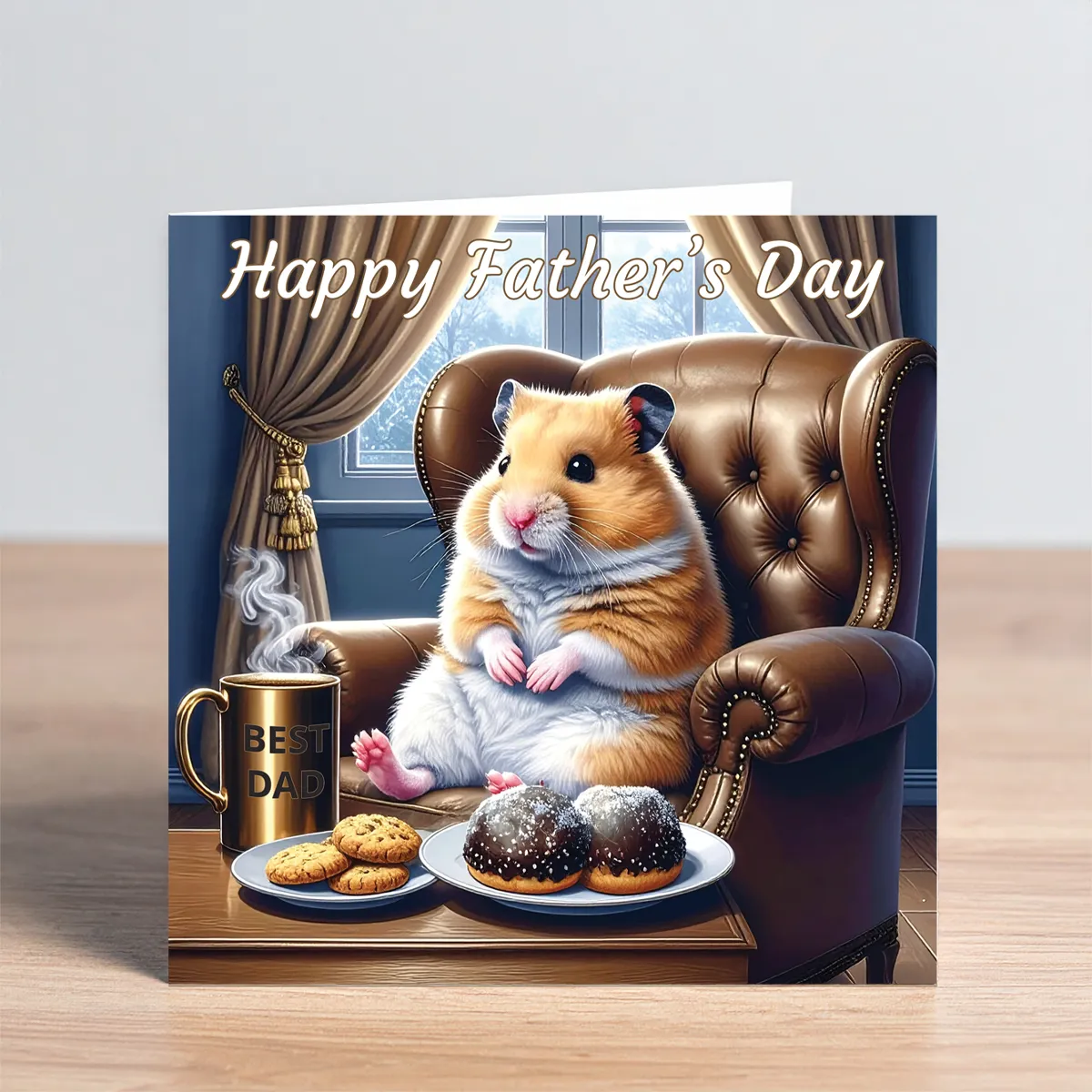 hamster fathers day card