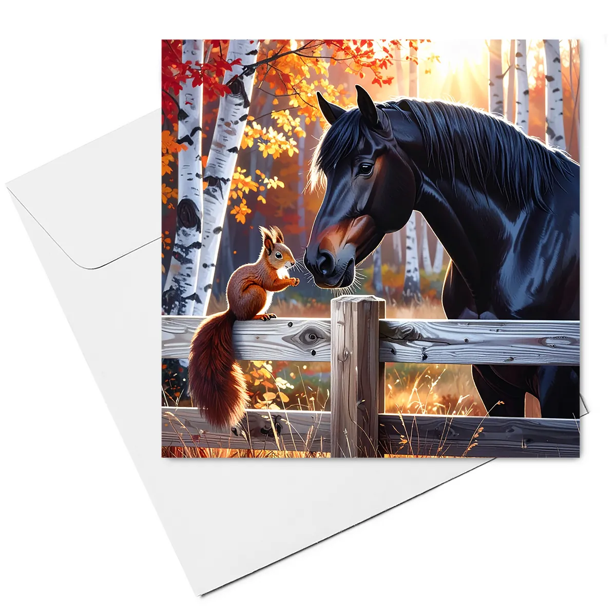 horse note card & envelope