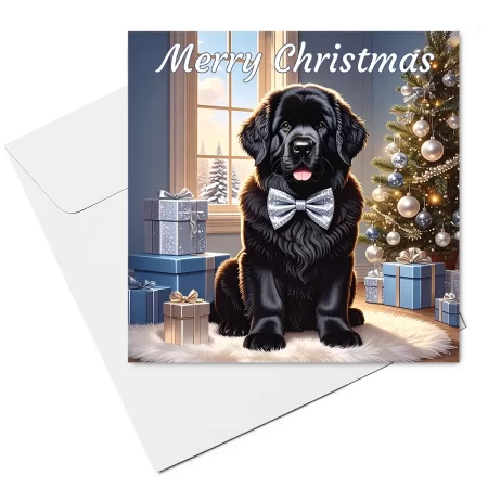 newfoundland christmas card & envelope