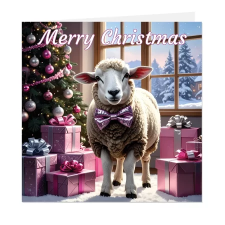 Sheep Christmas Card